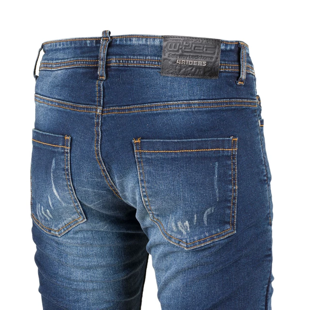 Pánské moto jeansy W-TEC Feeldy - modrá