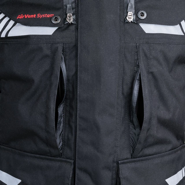 Touringová moto bunda W-TEC Excellenta Evo - Thunderstorm Gray