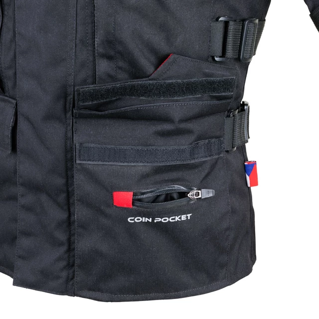 Touringová moto bunda W-TEC Excellenta Evo - Thunderstorm Gray
