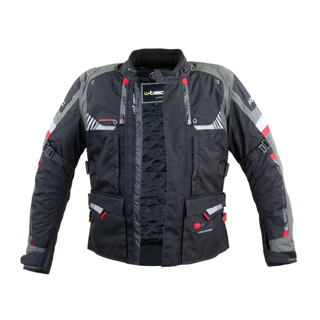 Touringová moto bunda W-TEC Excellenta Evo - Thunderstorm Gray