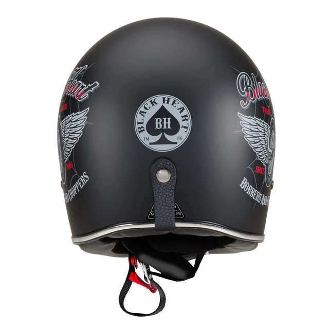 Moto přilba W-TEC Black Heart Retron - Simple Black
