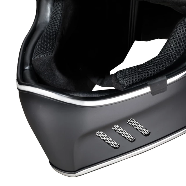 Moto přilba W-TEC Black Heart Retron - Simple Black