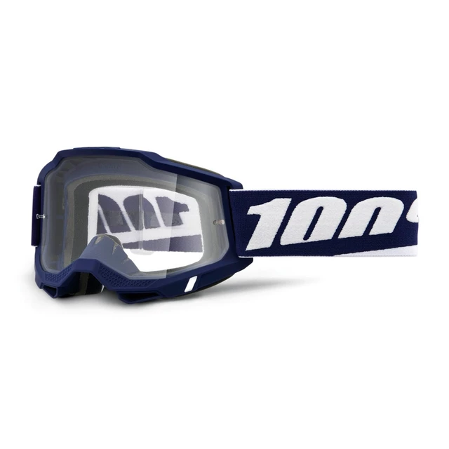 Motokrosové brýle 100% Accuri 2 - Scranton černá, čiré plexi - Mifflin tmavě modrá, čiré plexi
