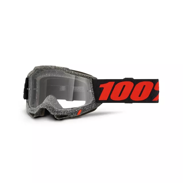 Motokrosové brýle 100% Accuri 2 - Scranton černá, čiré plexi - Huaraki černá, čiré plexi