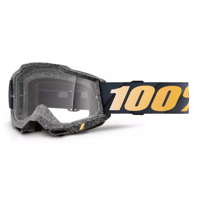 Motokrosové brýle 100% Accuri 2 - Scranton černá, čiré plexi - Risland černá, čiré plexi