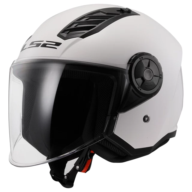 Moto přilba LS2 OF616 Airflow II Solid Gloss White