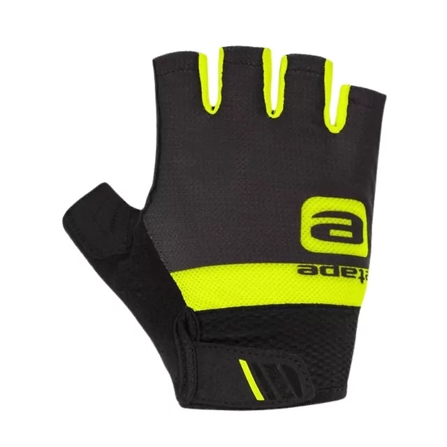 Cyklo rukavice Etape Air - černá - černá/žlutá fluo
