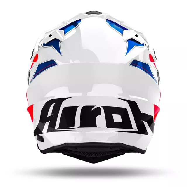 Moto přilba Airoh Commander 2 Reveal lesklá modrá/červená