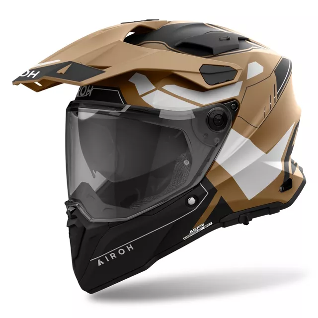 Moto přilba Airoh Commander 2 Reveal matná písková