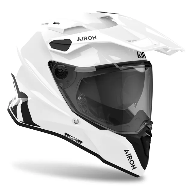 Moto přilba Airoh Commander 2 Color lesklá bílá