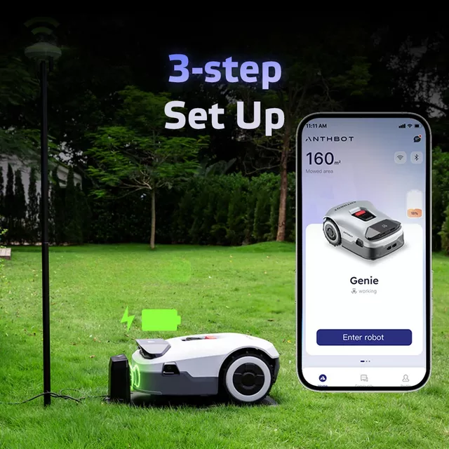 Bezdrátová robotická sekačka Anthbot Genie 600 (900m²)