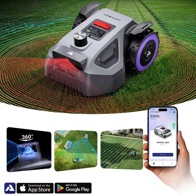 Robotická sekačka Anthbot M5 LiDAR (500 m²)