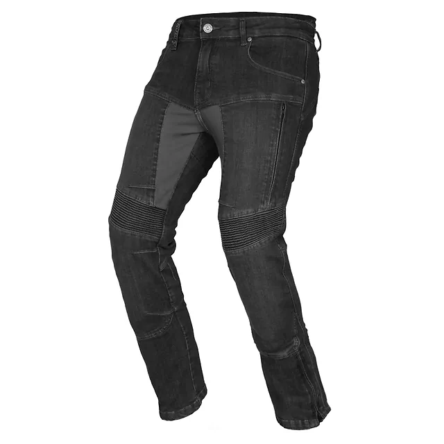 Pánské moto jeansy Ayrton 505 Black - černá - černá