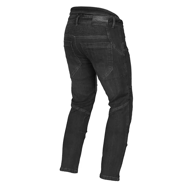 Pánské moto jeansy Ayrton 505 Black - černá