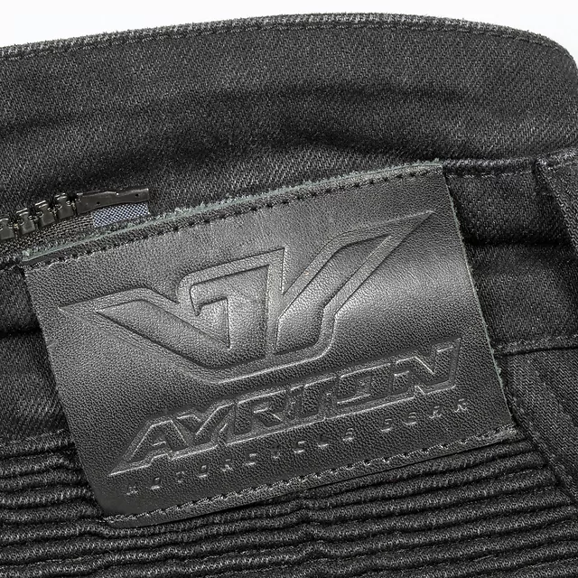 Pánské moto jeansy Ayrton 505 Black - černá