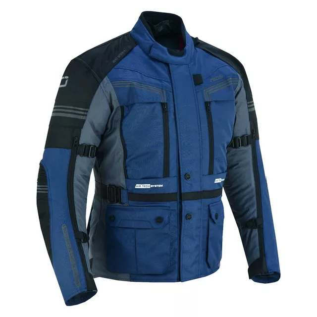 Pánská touringová moto bunda BOS Maximum - Gray