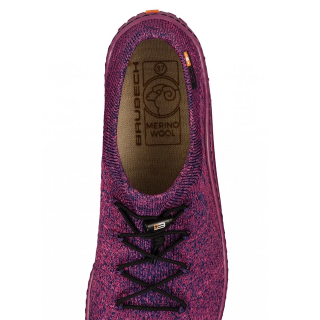 Dámské barefoot boty Brubeck Merino - Fuchsia