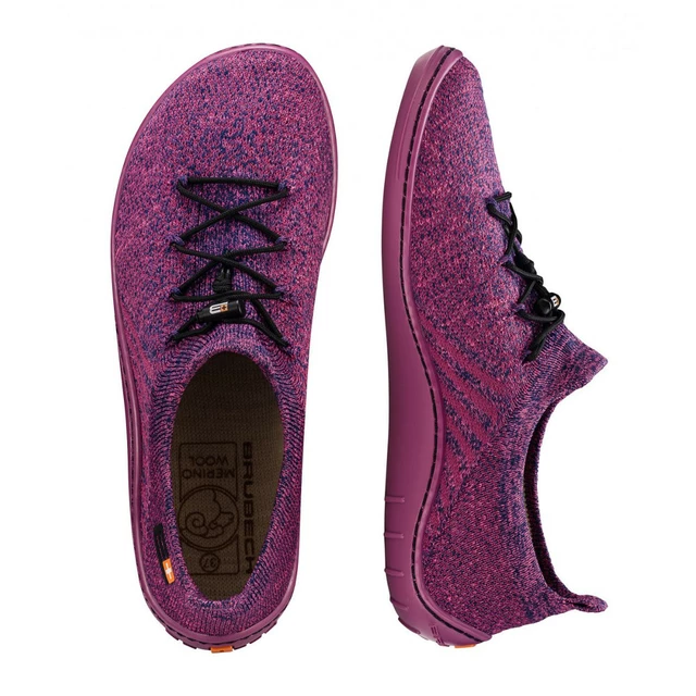 Dámské barefoot boty Brubeck Merino - Fuchsia