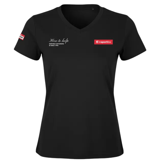 Dámské tričko inSPORTline Signature - černá