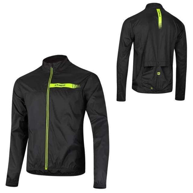 Pánská větrovka Etape Bora 2.0 - černá/žlutá fluo
