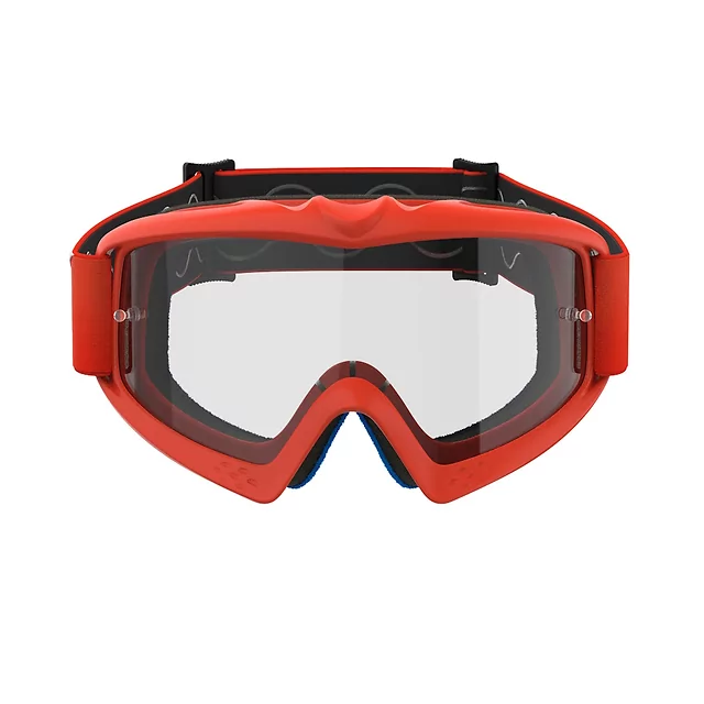 Dětské motokrosové brýle Alpinestars Vision Youth - Corp oranžová, čiré plexi