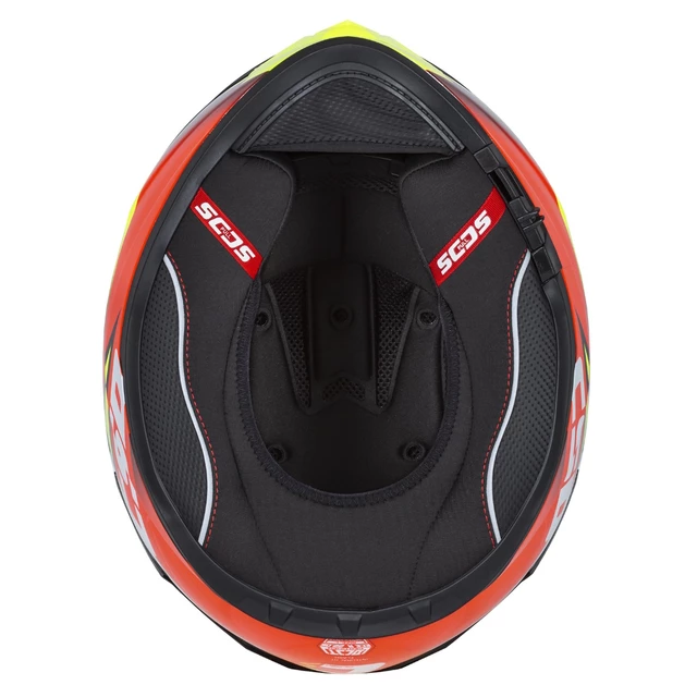 Moto přilba Cassida Integral GT 2.1 Flash žlutá fluo/červená fluo/černá/bílá