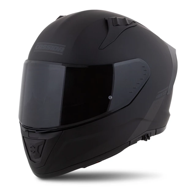 Moto přilba Cassida Aero Solid černá matná/šedá