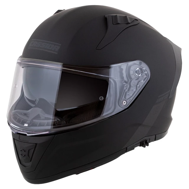 Moto přilba Cassida Aero Solid černá matná/šedá