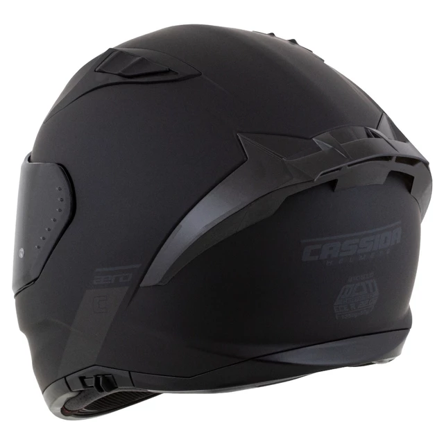 Moto přilba Cassida Aero Solid černá matná/šedá