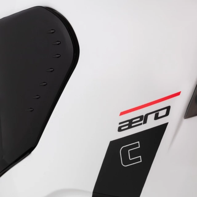 Moto přilba Cassida Aero Solid bílá/černá
