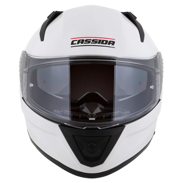 Moto přilba Cassida Aero Solid bílá/černá