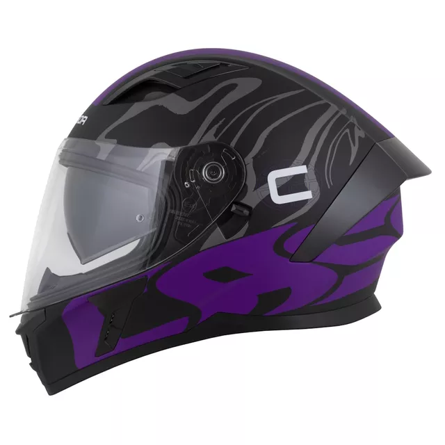 Moto přilba Cassida Orbit Multivers černá matná/fialová/šedá/bílá