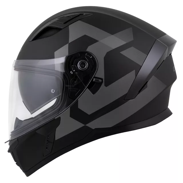 Moto přilba Cassida Orbit Grind černá matná/šedá