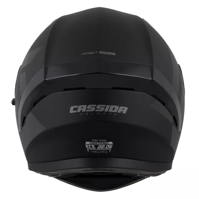 Moto přilba Cassida Orbit Grind černá matná/šedá