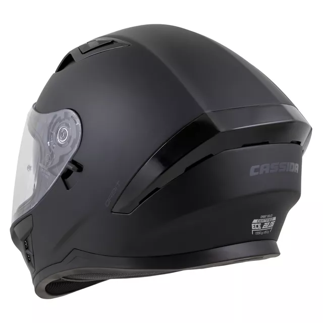 Moto přilba Cassida Orbit Solid černá matná/černá