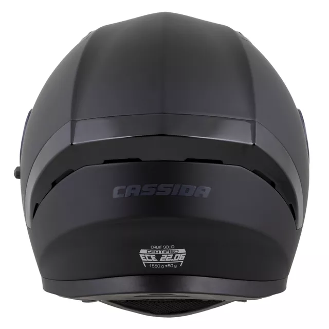Moto přilba Cassida Orbit Solid černá matná/černá