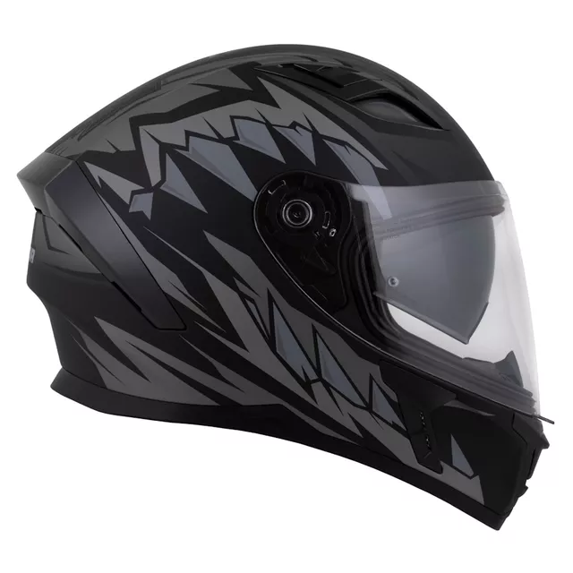 Moto přilba Cassida Orbit StriX černá matná/šedá