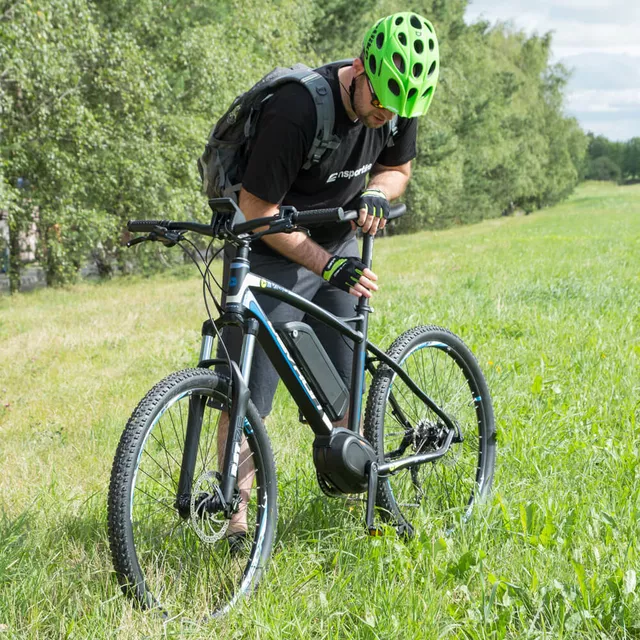 Cyklo rukavice W-TEC Bravoj - modro-černá