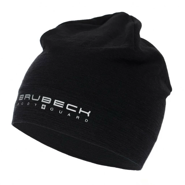 Čepice Brubeck Merino - Black - Black