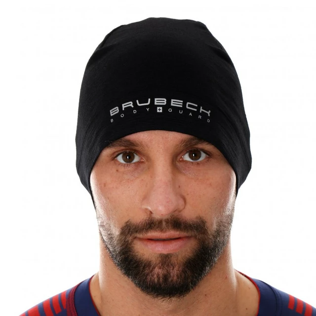 Čepice Brubeck Merino - Black