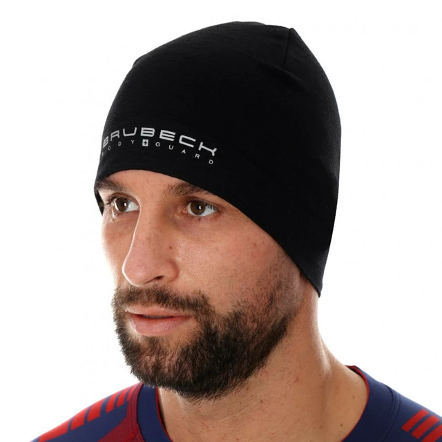 Čepice Brubeck Merino - Black