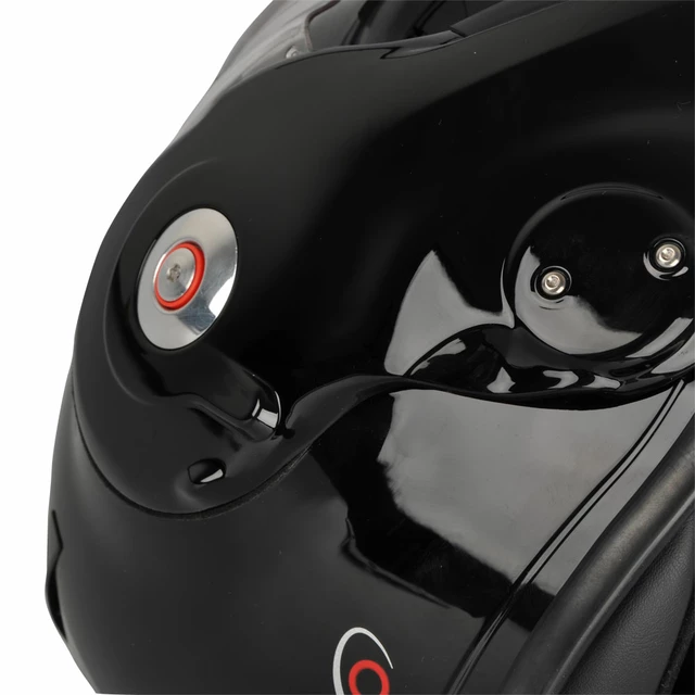 Překlopná moto přilba ROOF Desmo Flash Mat - 2.jakost - oranžová