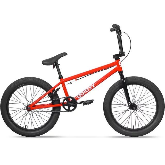 BMX kolo Galaxy Early Bird 20" 8.0 • 11,4 kg - zelená - červená