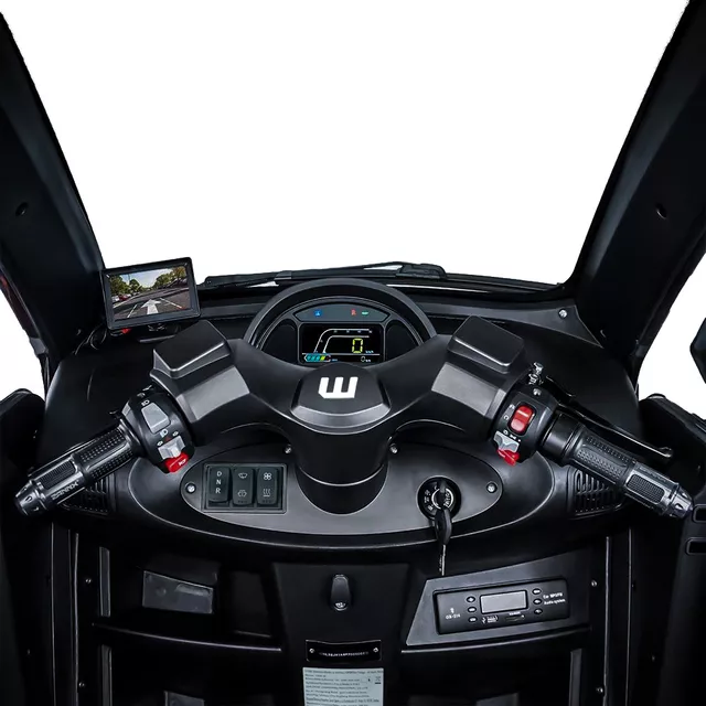 Elektrická tříkolka se střechou W-TEC Tukago • 45km/h • až 50km dojezd • s řidičákem - modrá
