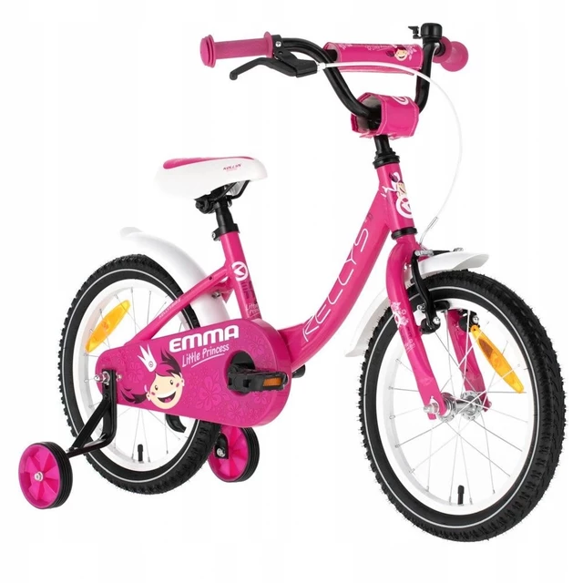 Odlehčené dětské kolo KELLYS EMMA 16" • 100-110 cm • 9,9 kg