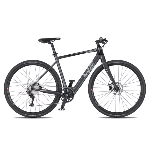 Gravel elektrokolo 4EVER ENGRAVE FLAT 28" - velvet/metal bronze - titan/hologram