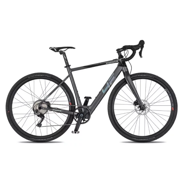 Gravel elektrokolo 4EVER ENGRAVE PRO 28" - titan/hologram - titan/hologram