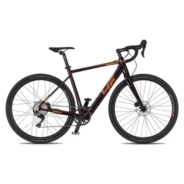 Gravel elektrokolo 4EVER ENGRAVE PRO 28" - titan/hologram - velvet/metal bronze