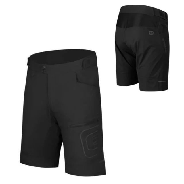 Volné pánské cyklokalhoty Etape Freedom 3.0 - černá/limeta - černá