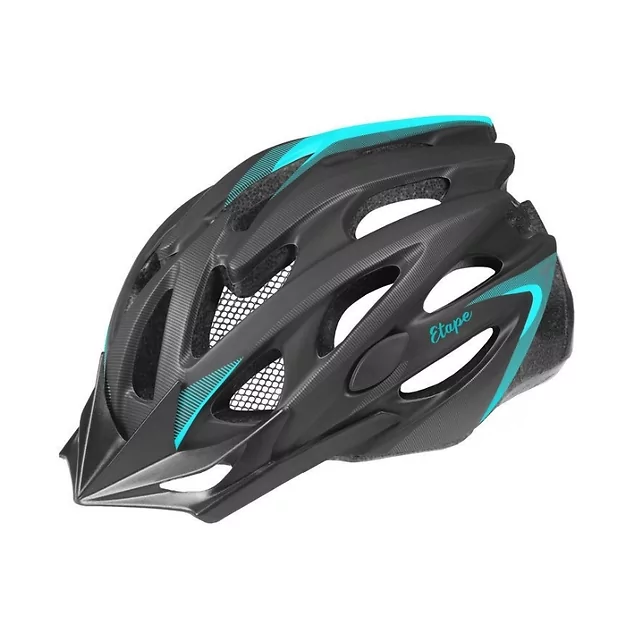 Cyklo přilba Etape Venus - černá/mint mat